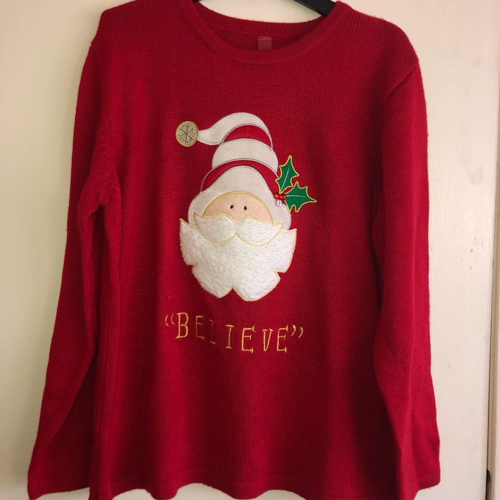 Walmart Red Christmas Sweater